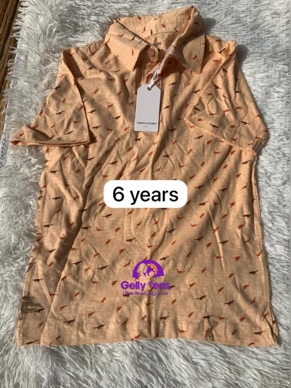 Craft + Flow Apricot Ice Shirt – 6 Years