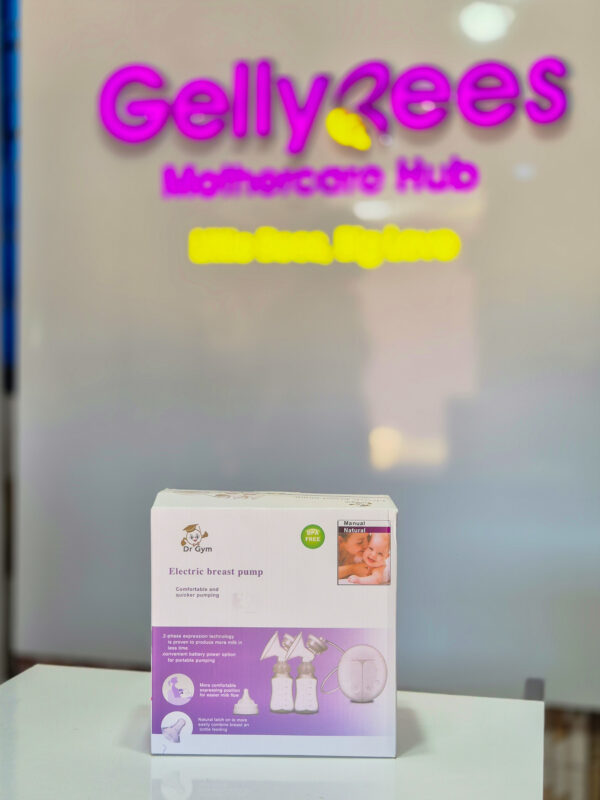 Dr. Gym Electric Breast Pump(Manual/Electric 2-in-1, BPA Free)